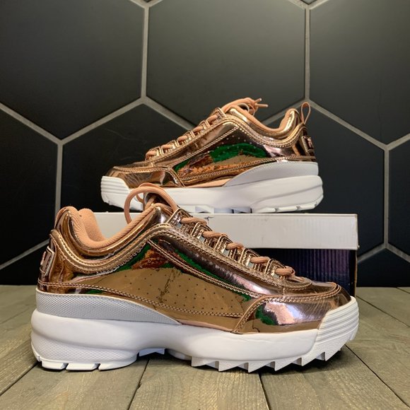fila rose gold disruptor